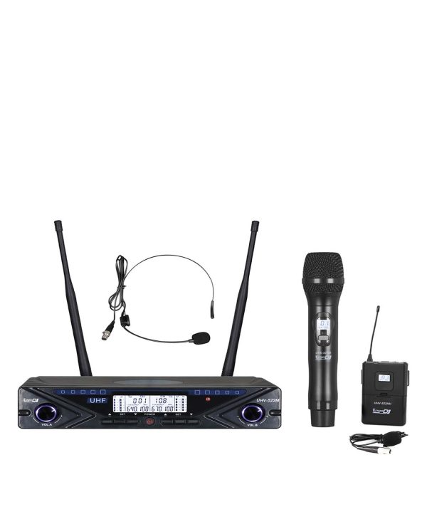 Microfono Inalambrico Pro Dj UHF 522MHL