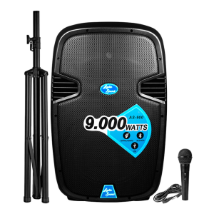 Cabina Activa 15" 9.000W con Bluetooth y MP3 Audio Sound