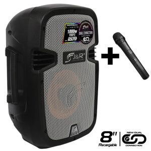 Cabina Activa 8" 80W J&R / Recargable 12V