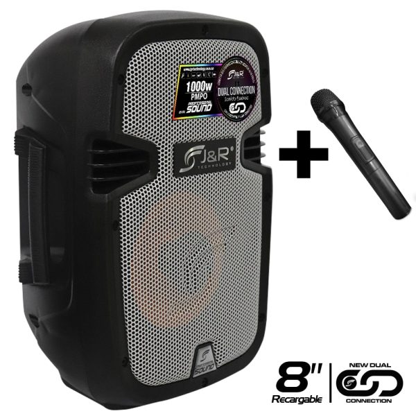 Cabina Activa 8" 80W J&R / Recargable 12V