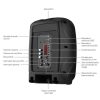 Cabina Recargable 8" 550W Steren - Image 2