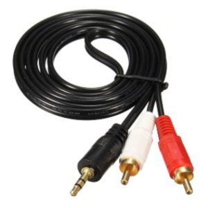 Extensión 2 RCA a 1 Estéreo 3.5 mm x 3.6 Metros