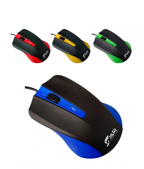 Mouse Optico Económico de Colores J&R