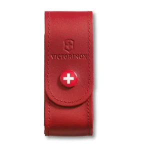 Estuche de Cuero Rojo para Navaja Victorinox VI.4.0520.1