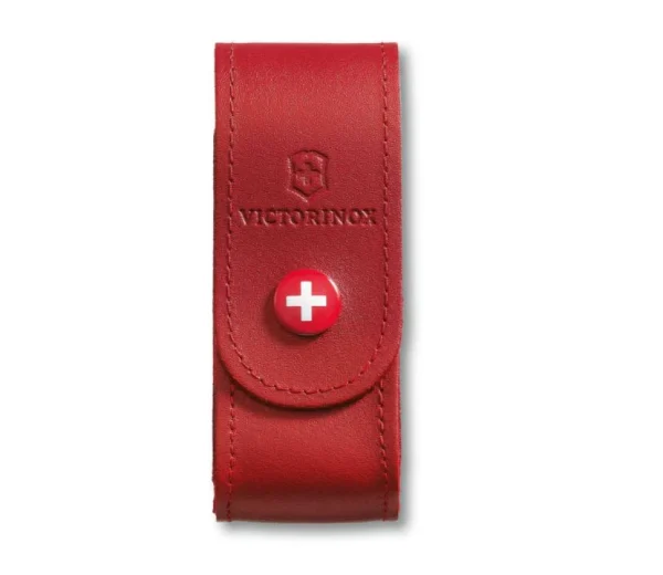Estuche de Cuero Rojo para Navaja Victorinox VI.4.0520.1