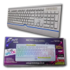 Teclado Retroiluminado Multimedia White Space J&R - Image 5