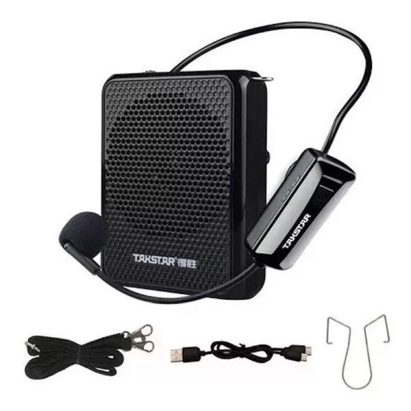 Micrófono Inalámbrico con Amplificador Recargable Takstar