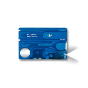 Navaja Swisscard Lite Azul Transparente Victorinox