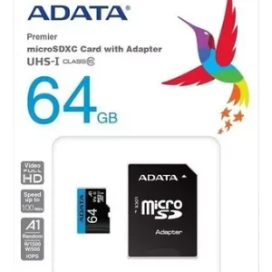 Memoria Micro SD 64 Gb Clase 10 Adata
