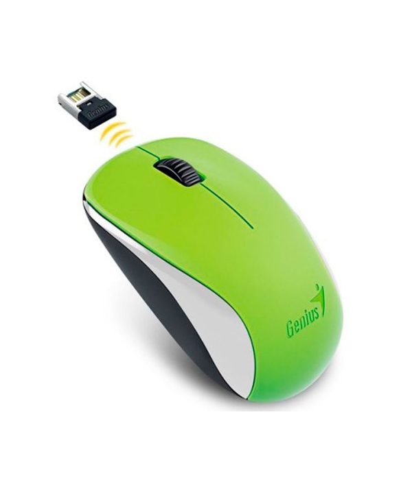 Mouse Inalámbrico Verde Genius NX-7000