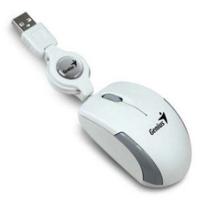 Mouse USB Blanco Micro Traveler Genius