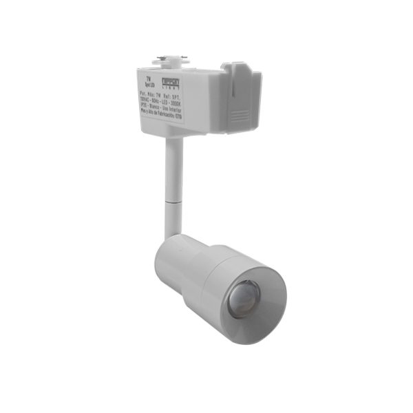 Spot Led Riel 110V Blanco 10W 6500K