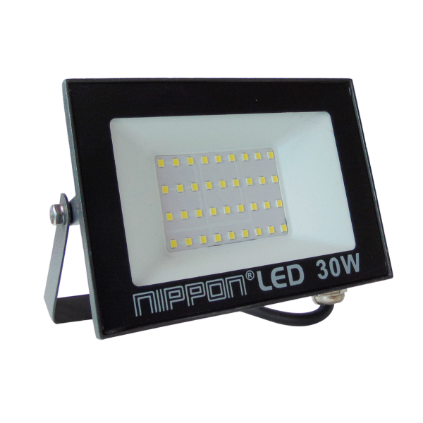 Reflector Led 30W 6500K Alta Potencia Negro