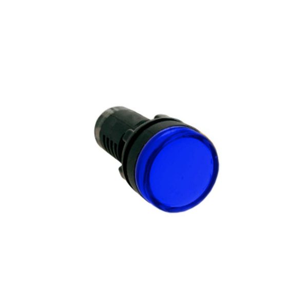 Piloto electrónico 22mm Azul (110/220V)