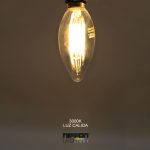 Bombillo Led 4E E-14 110V Filamento 3000K