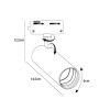 Spot Led Riel 110V Blanco 10W 6500K - Image 5