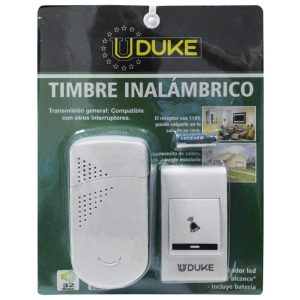 Timbre Inalámbrico de Energía con Tonos - UDUKE