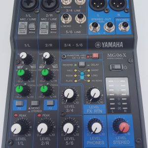 Mezclador Yamaha pasiva MG06X