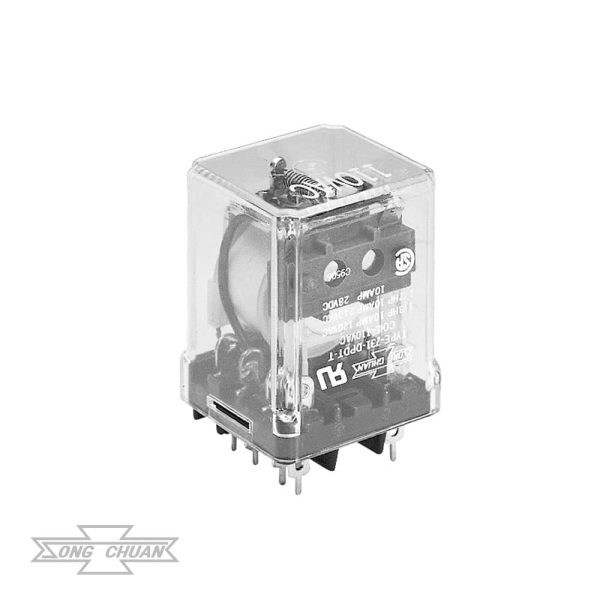 Relevo  de 110V - 10A Electromagnético pin plano de 8 Pines Zung Chuan Serie:731
