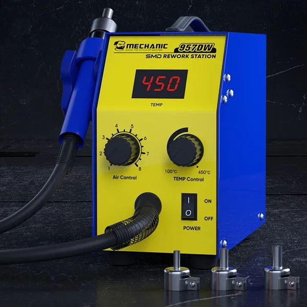 957DWC ESTACIÓN DE DE SOLDAR PARA REPARAR CELULARES MECHANIC 600W