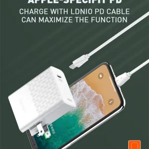 CARGADOR LDNIO A1405C QC4+ USB PD CX:TIPO-C 40W