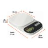 Balanza digital 5Kg gramera base vidrio cap BASE-5EC - Image 4
