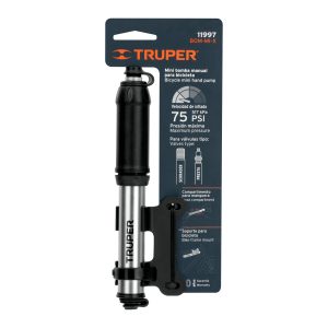Bomba bicicleta mini 75PSI Truper BOM-MI-X