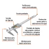 Calibrador pie de rey manual 6 acero inox Truper - Image 3
