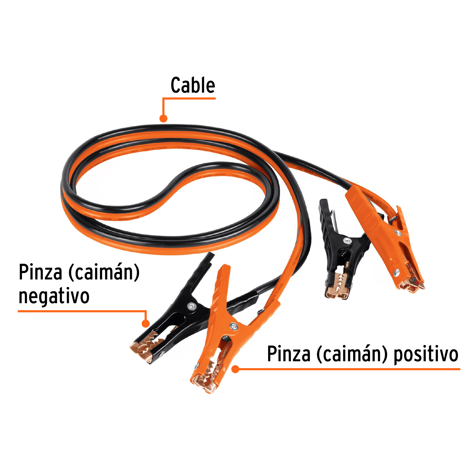 Cables para iniciar 3m 225A 8AWG cfunda Truper - Image 4