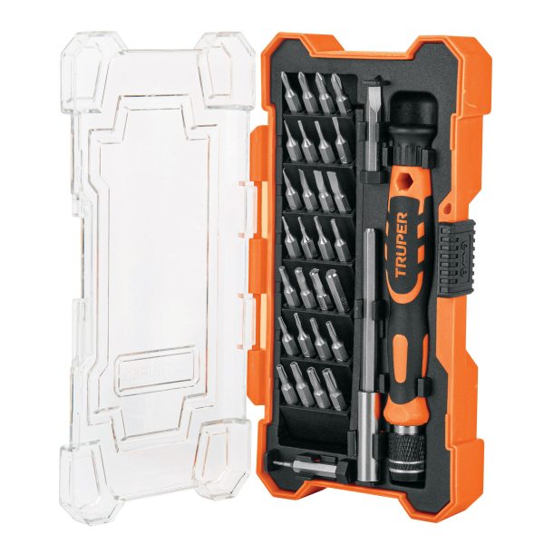 Destornillador joyero con 30 puntas y extension