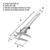 Calibrador pie de rey escolar 5 mm VER-6P Pretul - Image 4