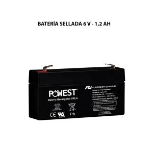 Bateria 6V 1.2A sellada Powest