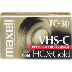 Cassete VHS-C Golden Maxell