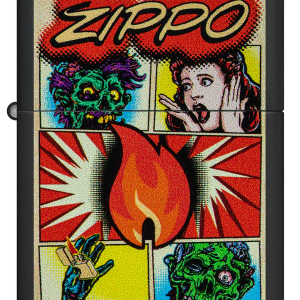 Encendedor Zippo Negro Comic Zombies 46229