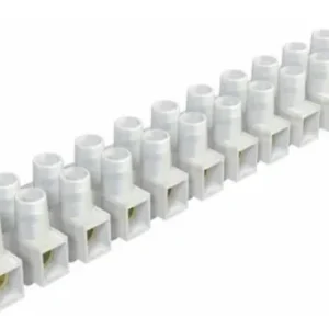 Regleta conexion 60A x12 24tornillos plastica