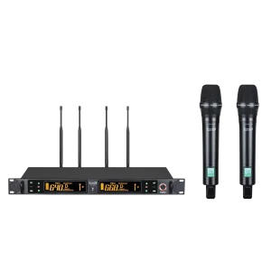 Micrófono de mano doble inalambrico PRODJ KIT Ref:  UHV-822